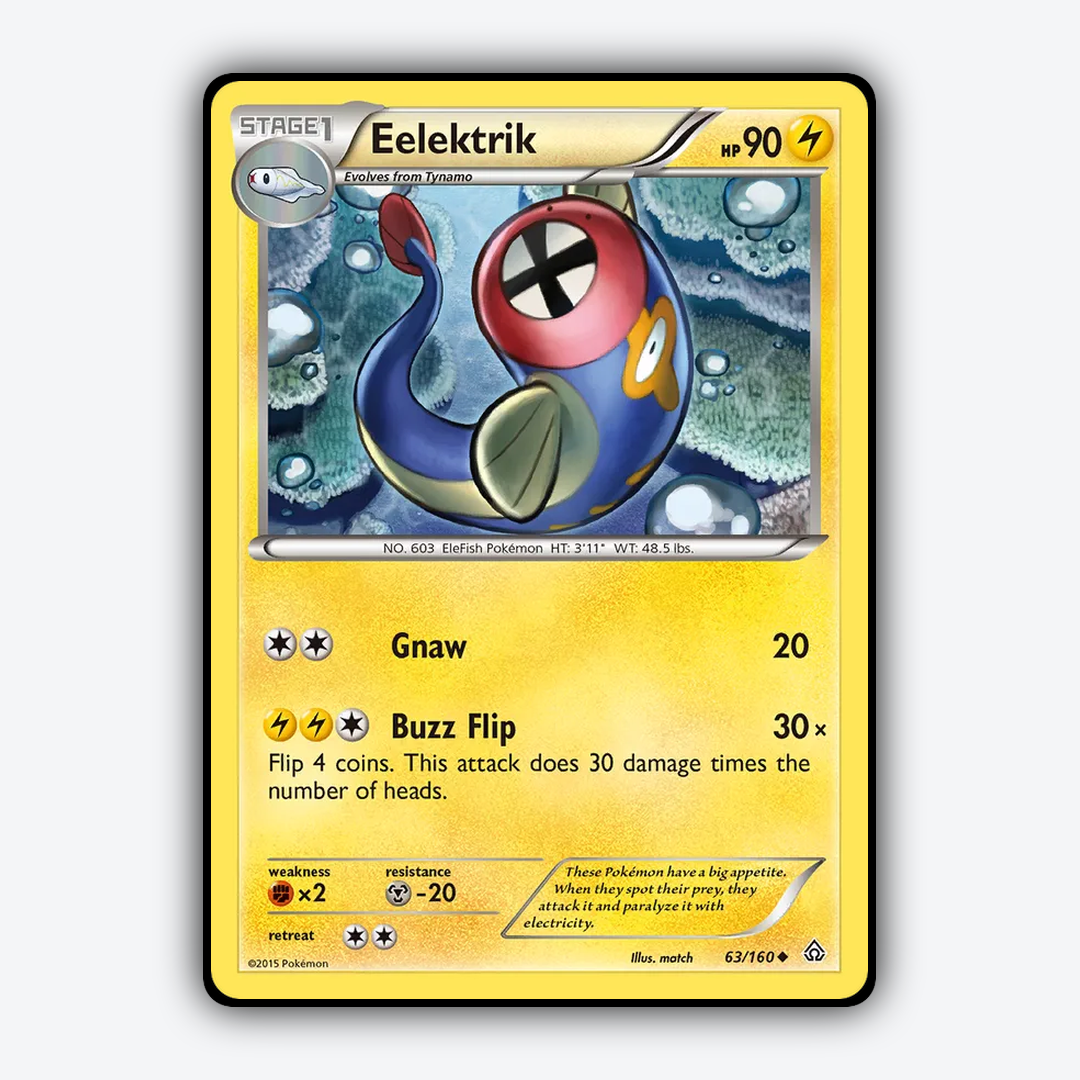 Eelektrik 063/160 - Primal Clash Set - Card Rug