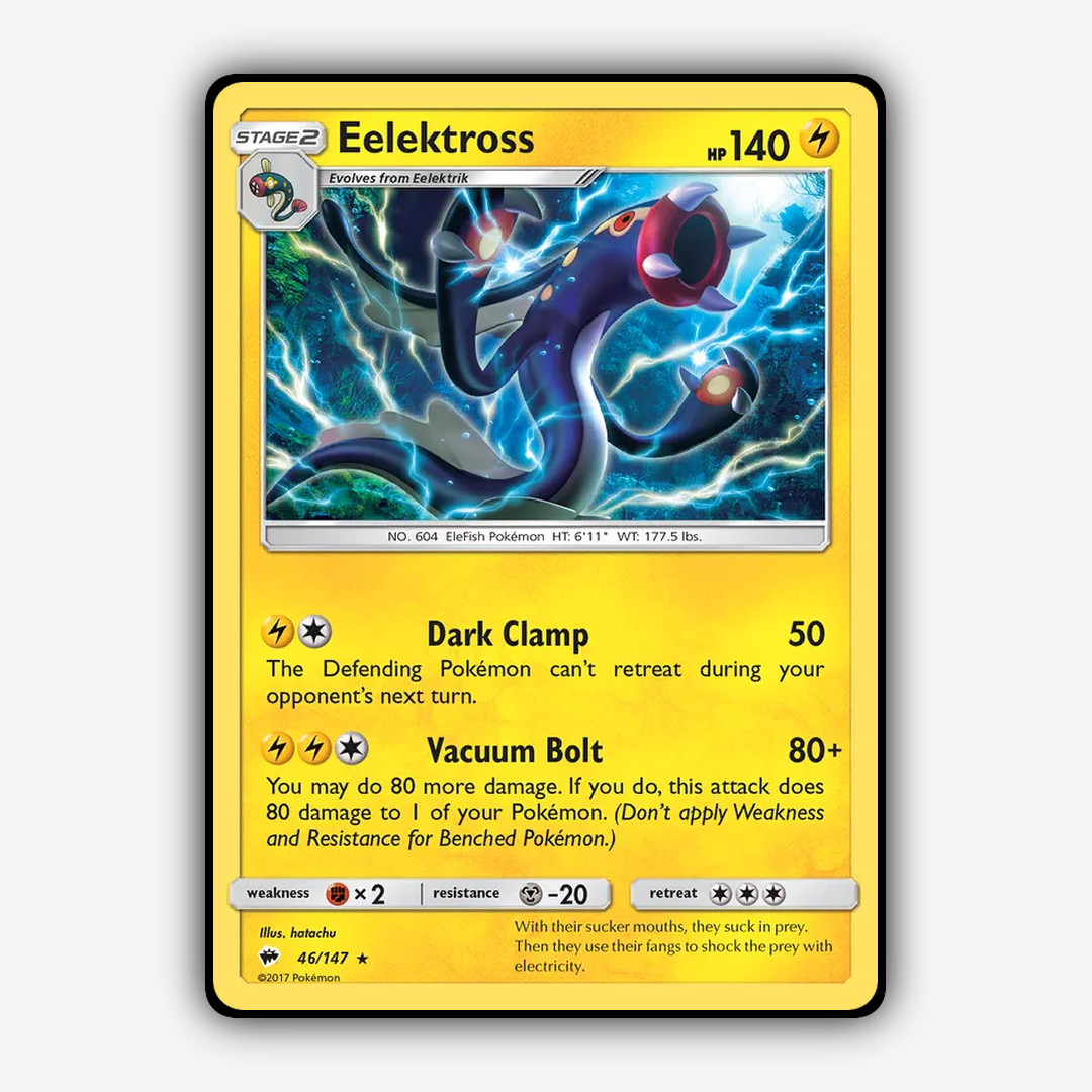 Eelektross 046/147 - Burning Shadows Set - Card Rug