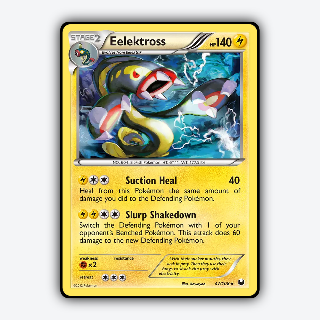 Eelektross 047/108 - Dark Explorers Set - Card Rug