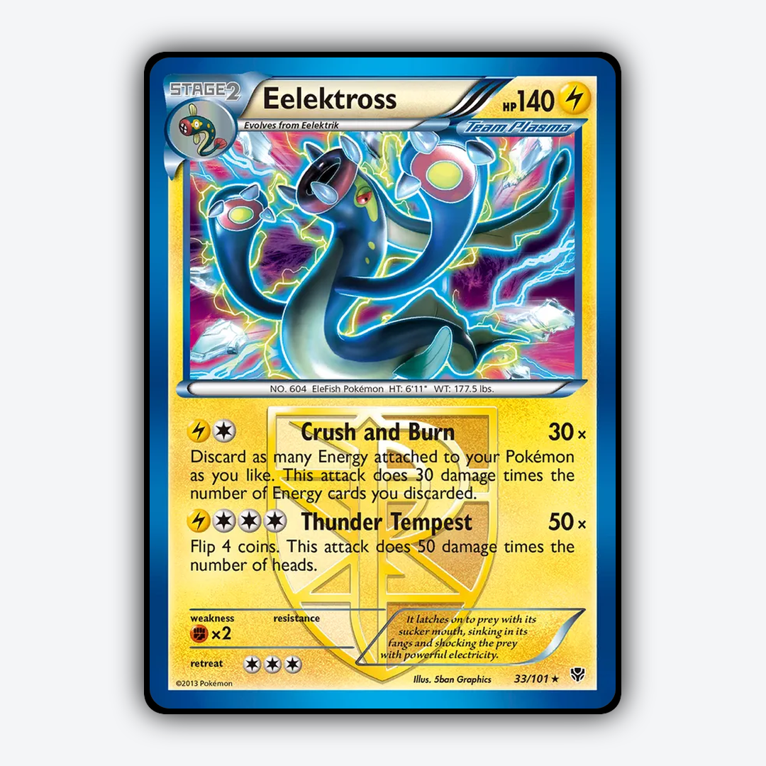 Eelektross 033/101 - Plasma Blast Set - Card Rug