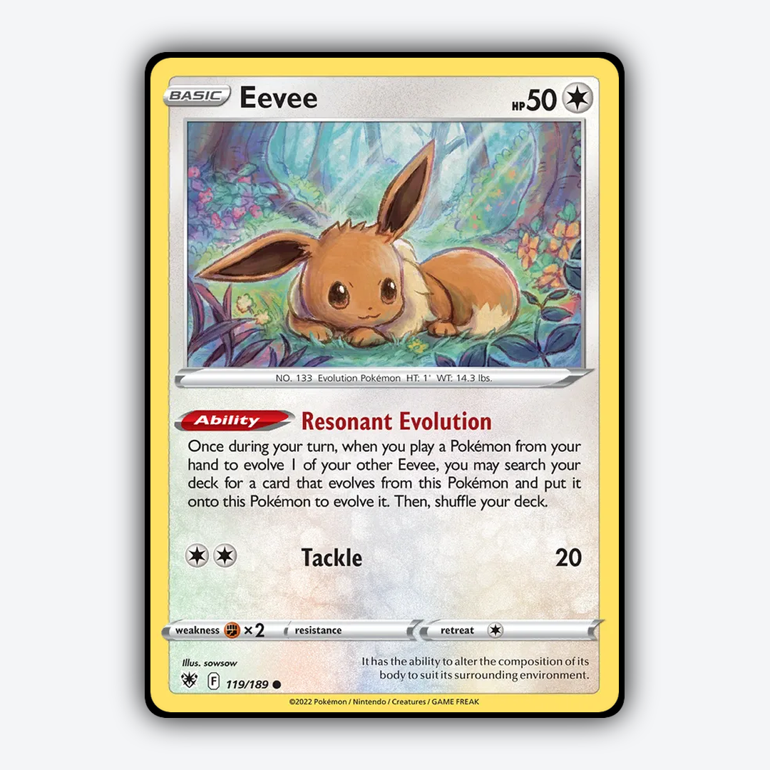 Eevee 119/189 - Astral Radiance Set - Card Rug