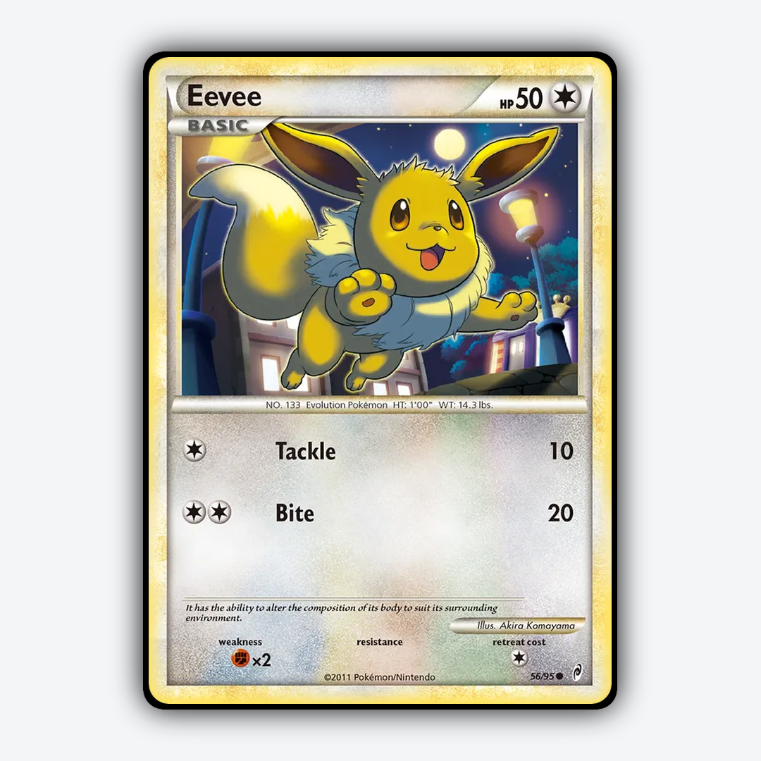 Eevee 056/95 - Call of Legends Set - Card Rug