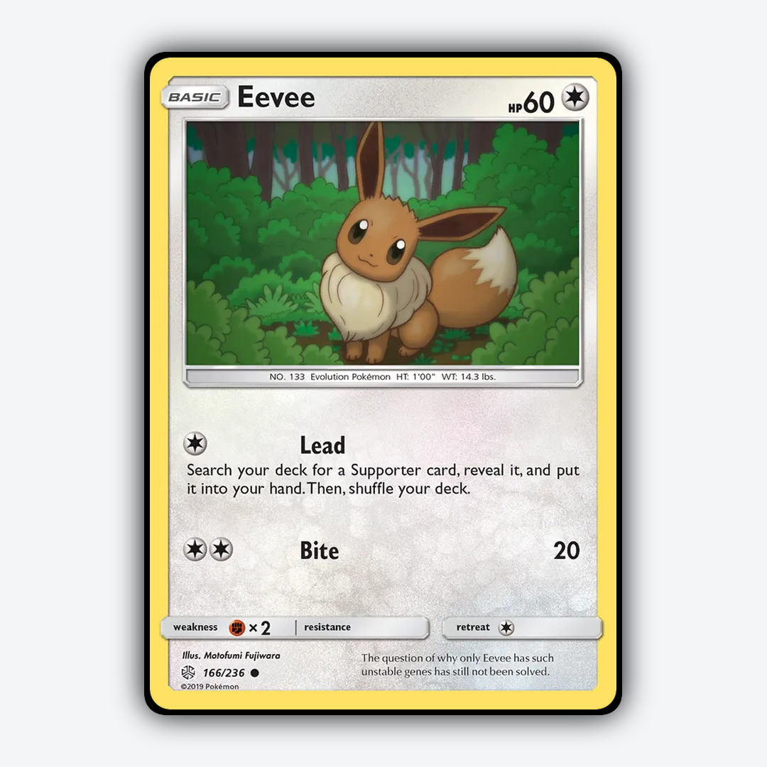 Eevee 166/236 - Cosmic Eclipse Set - Card Rug