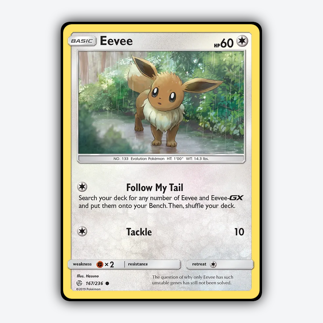 Eevee 167/236 - Cosmic Eclipse Set - Card Rug