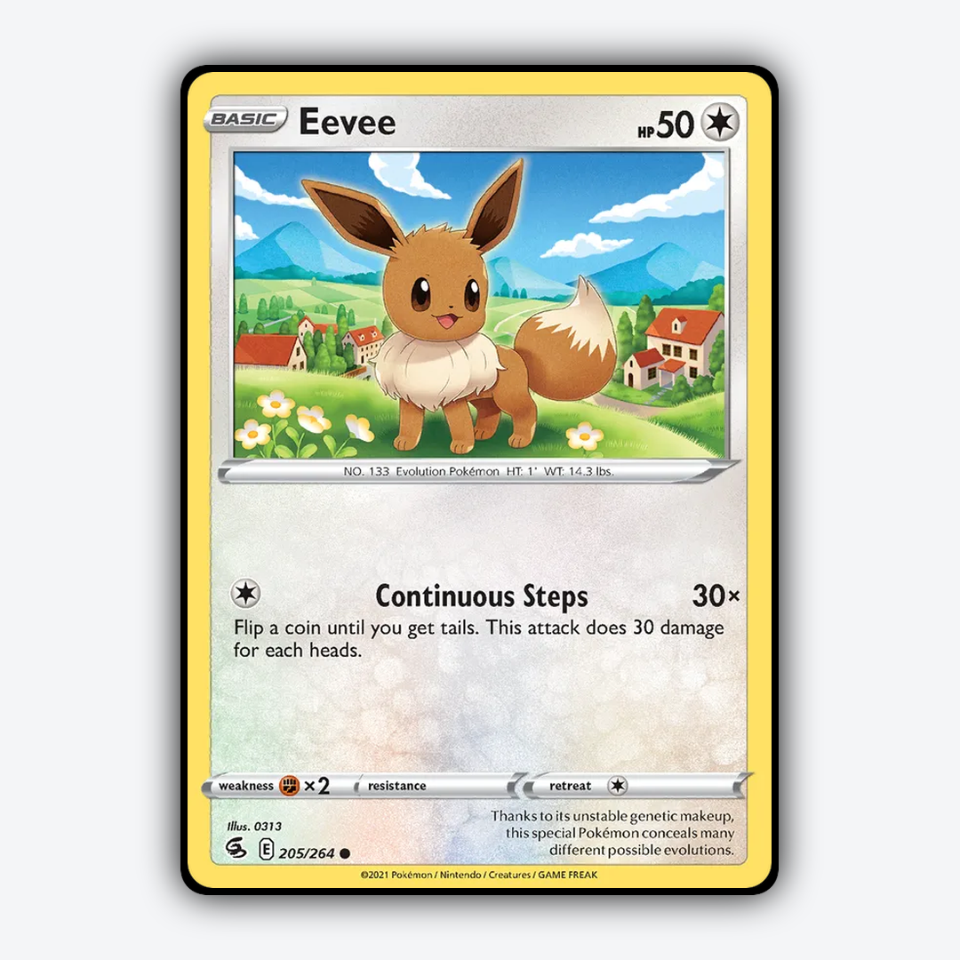 Eevee 205/264 - Fusion Strike Set - Card Rug