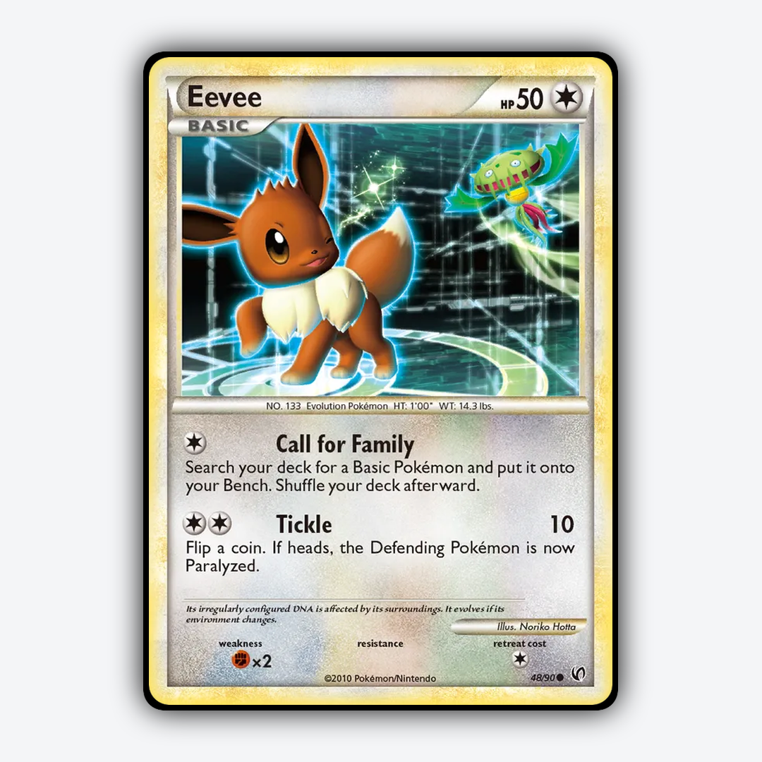 Eevee 048/90 - HS—Undaunted Set - Card Rug
