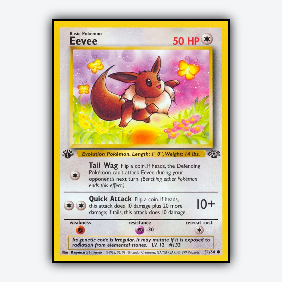 Eevee 051/64 - Jungle Set - Card Rug