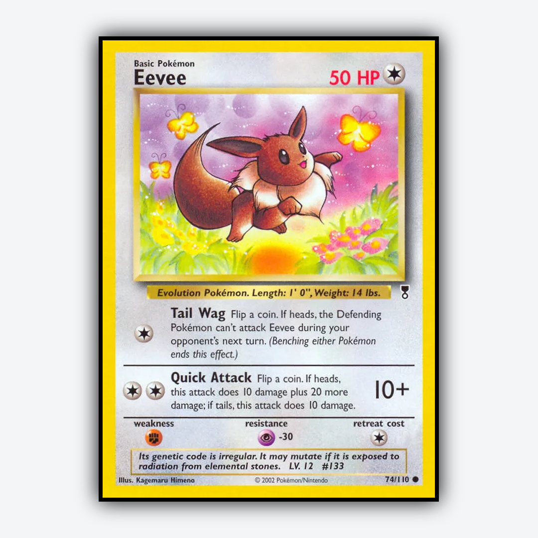 Eevee 074/110 - Legendary Collection Set - Card Rug