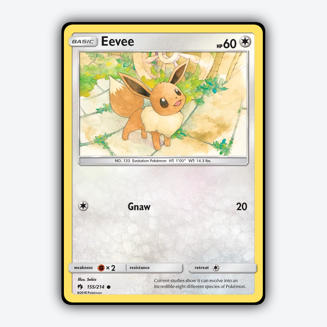 Eevee 155/214 - Lost Thunder Set - Card Rug