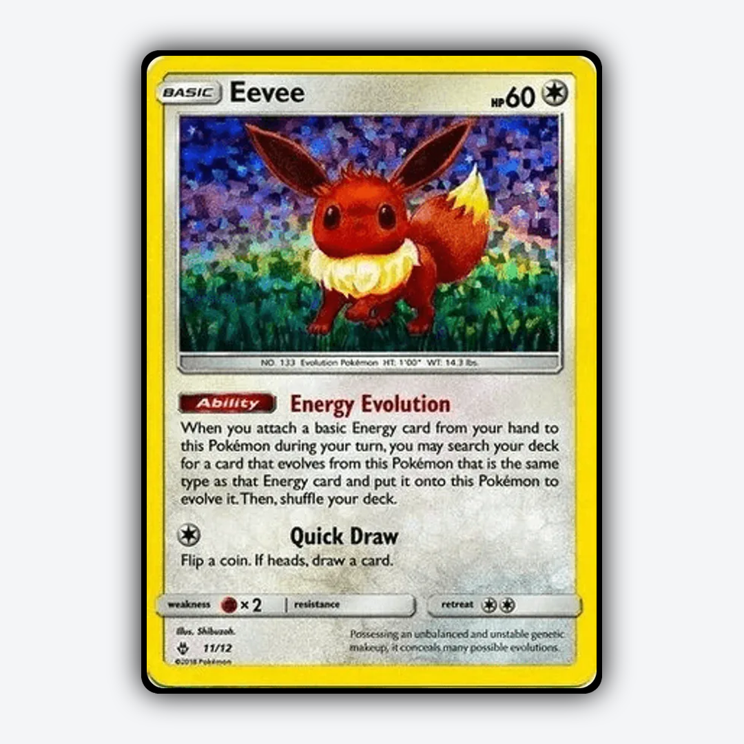 Eevee 011/12 - McDonald's Collection 2018 Set - Card Rug