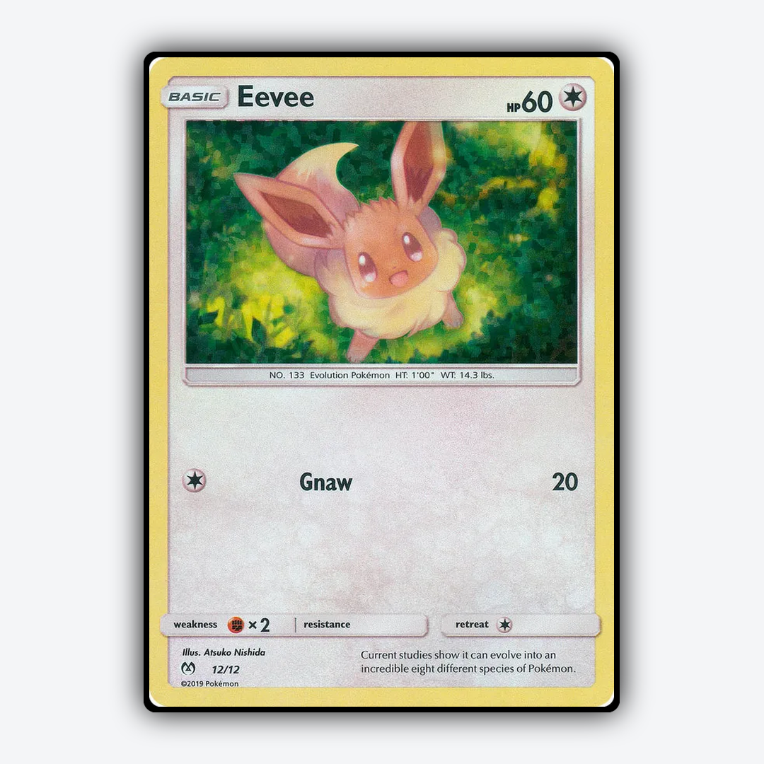 Eevee 012/12 - McDonald's Collection 2019 Set - Card Rug