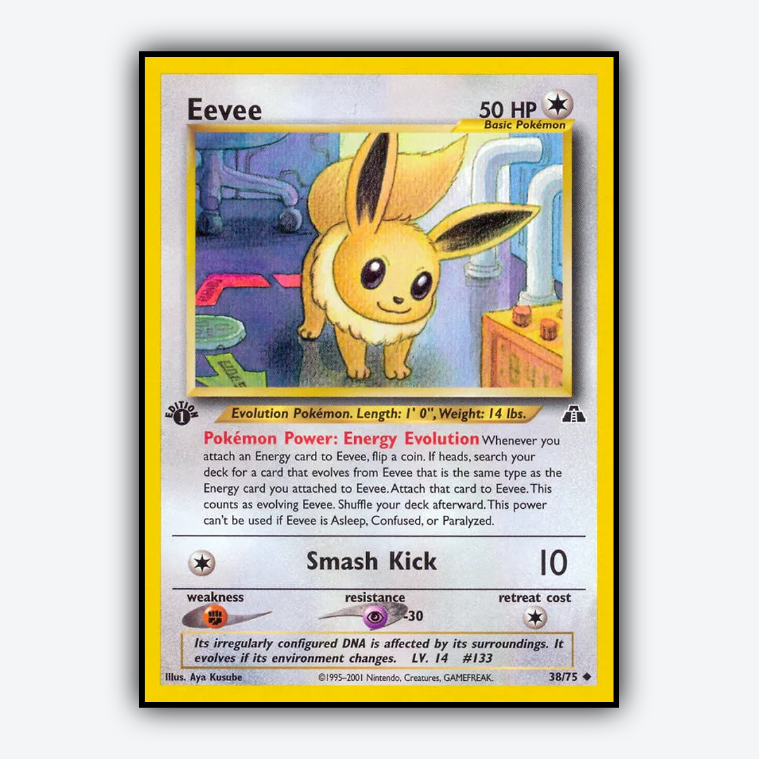 Eevee 038/75 - Neo Discovery Set - Card Rug