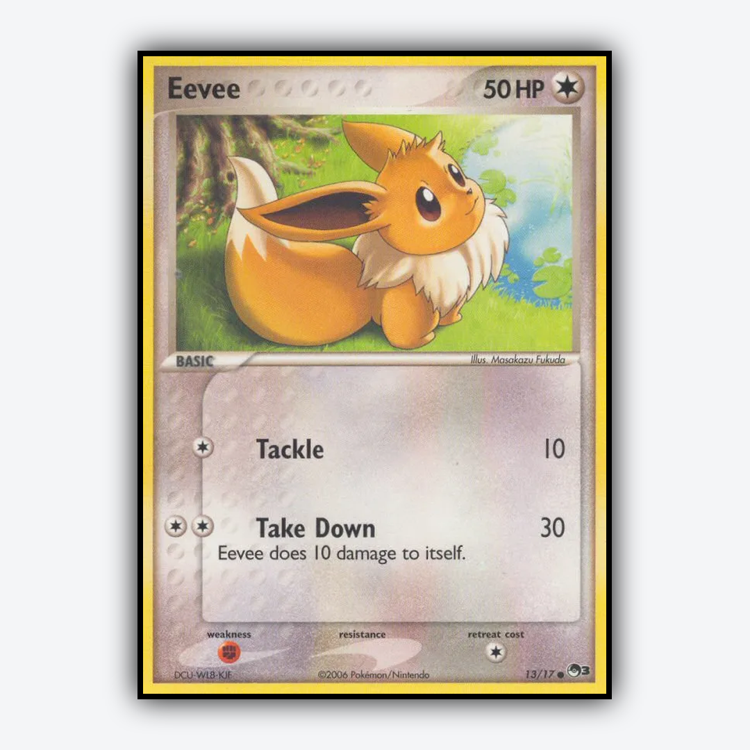 Eevee 013/17 - POP Series 3 Set - Card Rug