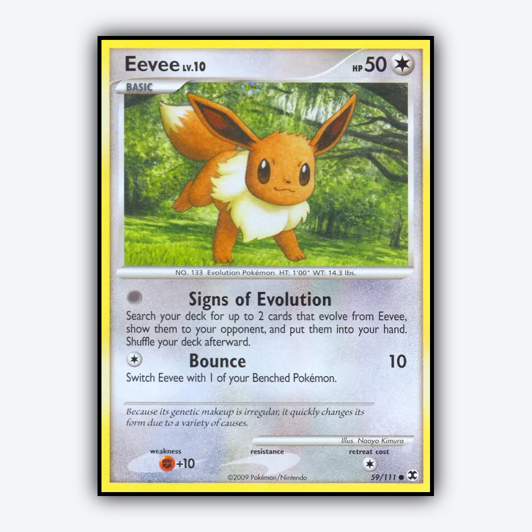 Eevee 059/111 - Rising Rivals Set - Card Rug