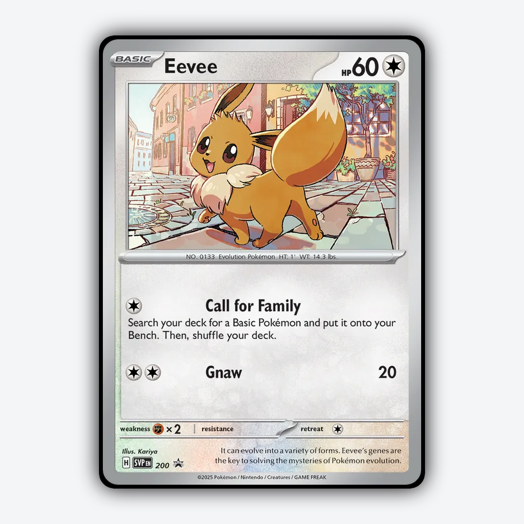 Eevee #200 - Scarlet & Violet Black Star Promos Set - Card Rug
