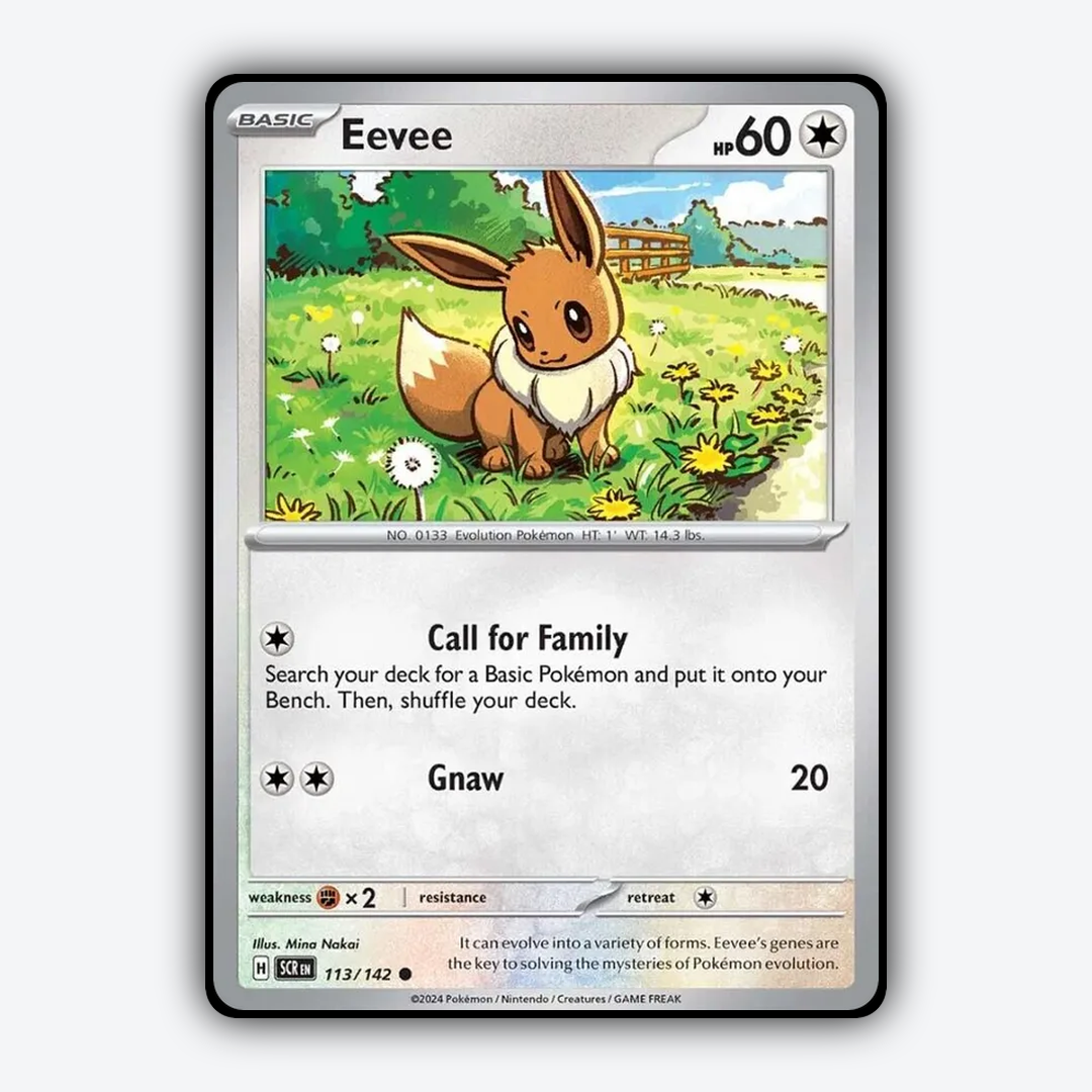 Eevee 113/142 - Stellar Crown Set - Card Rug
