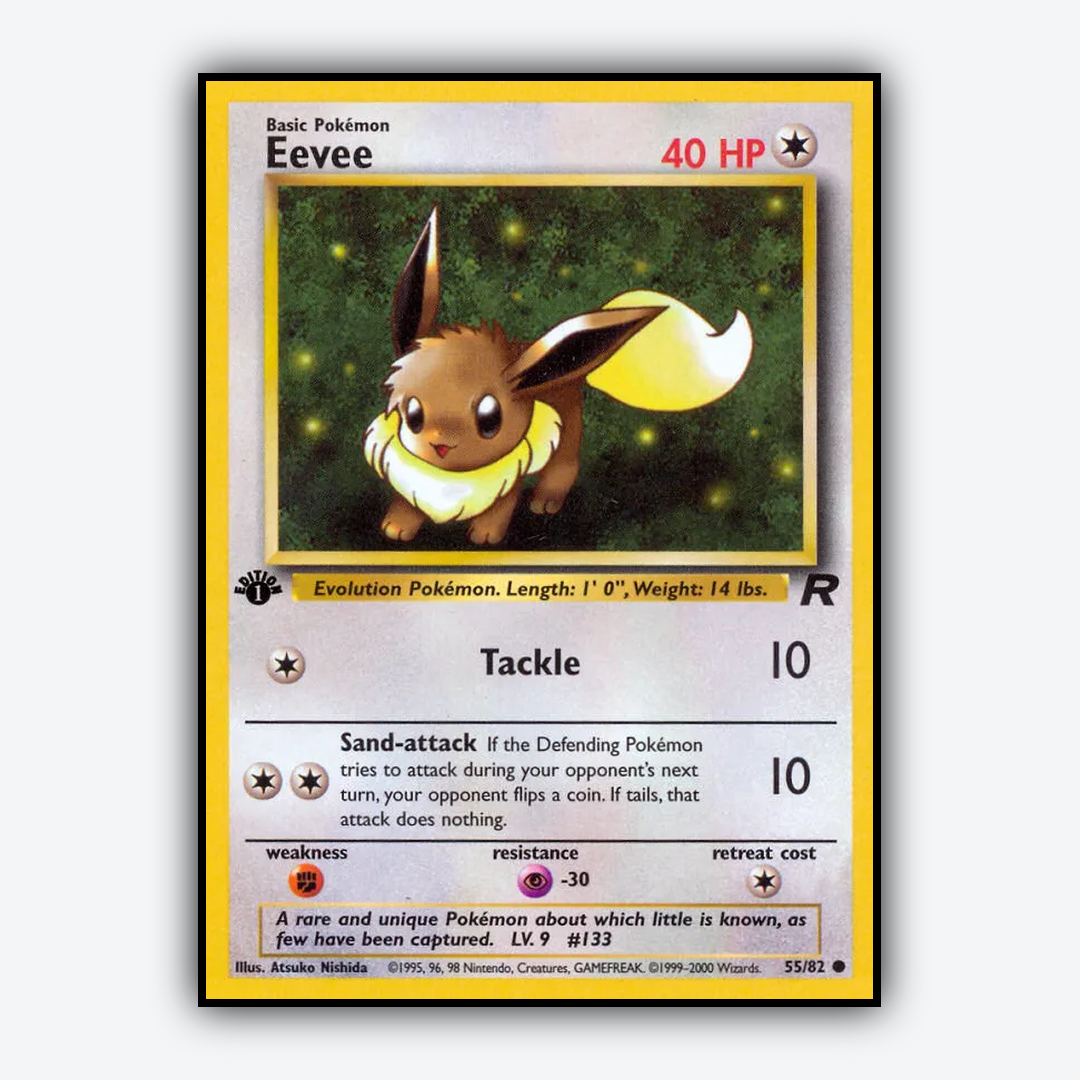 Eevee 055/82 - Team Rocket Set - Card Rug