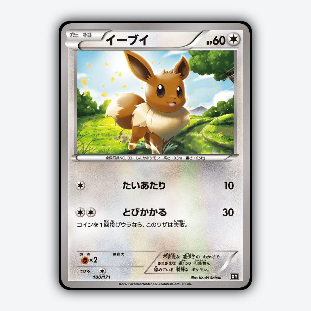 Eevee 100/171 - The Best of XY Set - Card Rug (JP)