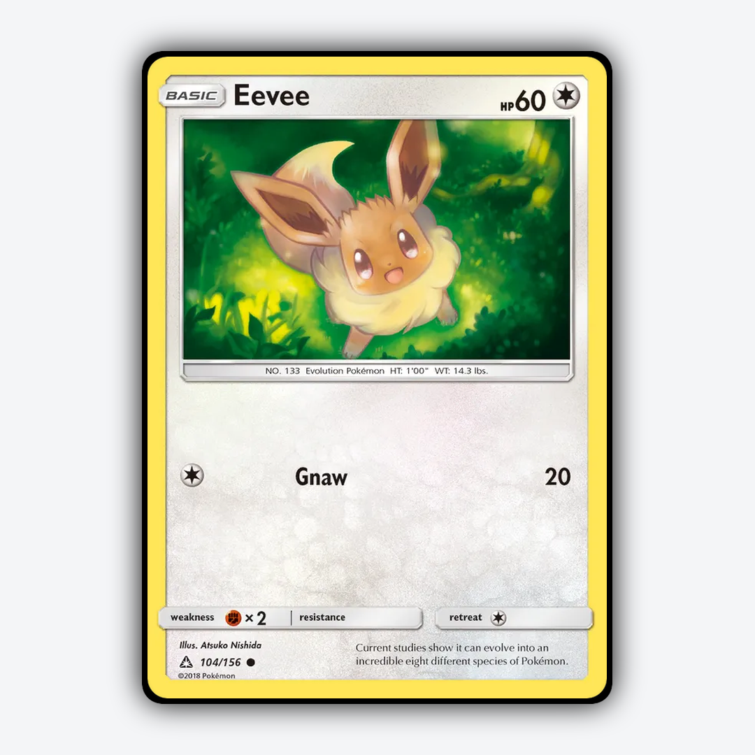 Eevee 104/156 - Ultra Prism Set - Card Rug