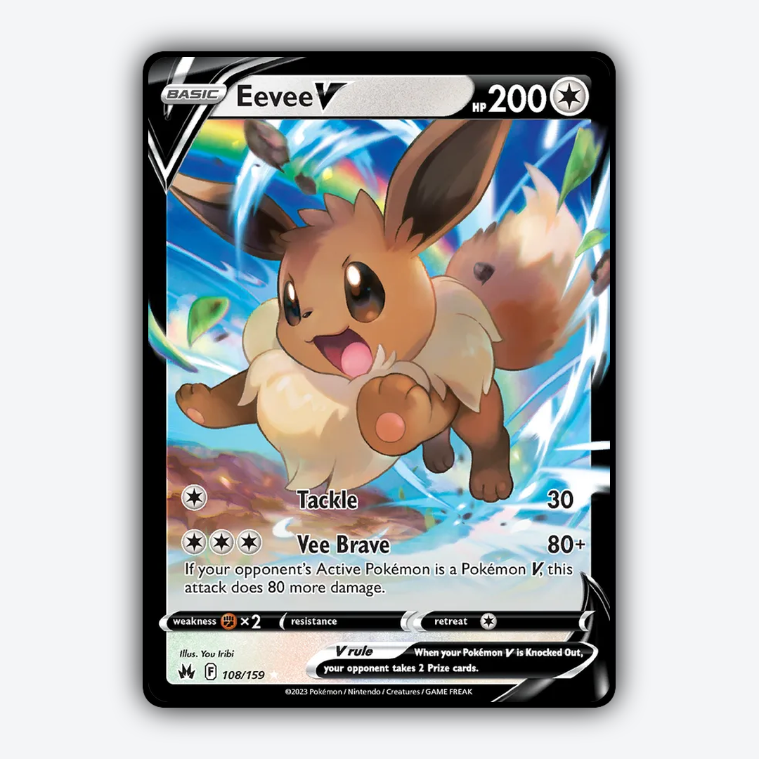 Eevee V 108/159 - Crown Zenith Set - Card Rug