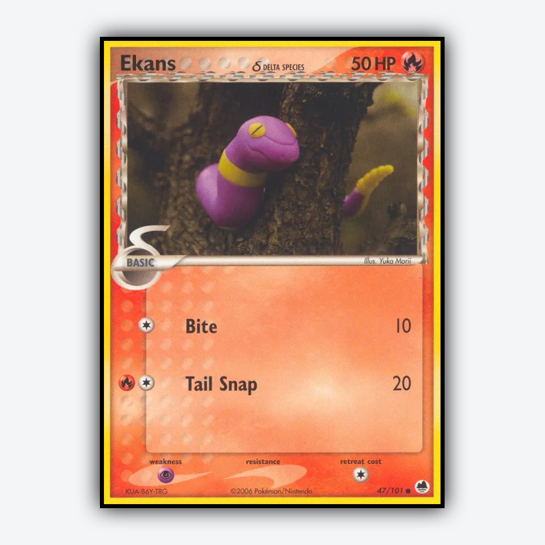Ekans δ 047/101 - Dragon Frontiers Set - Card Rug