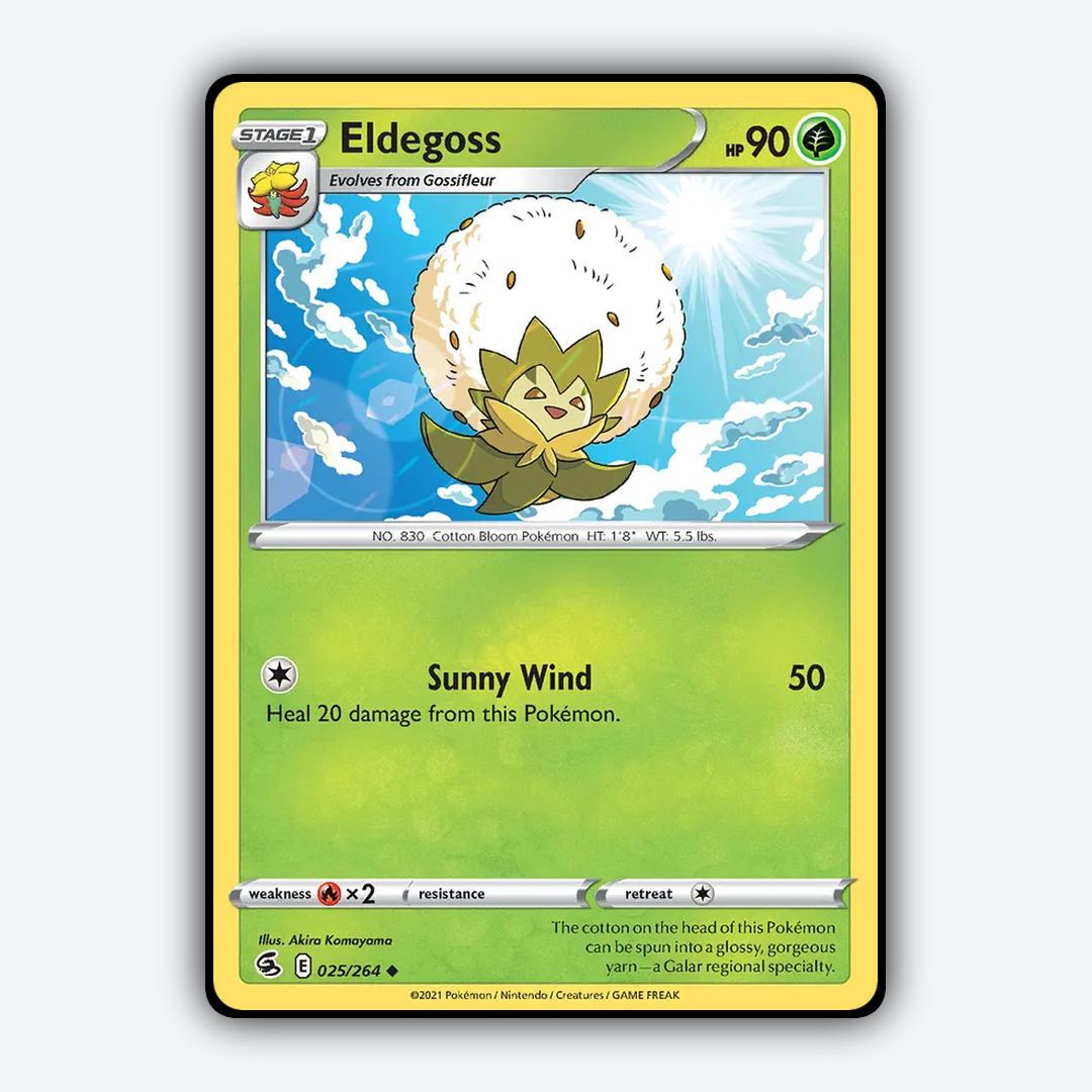 Eldegoss 025/264 - Fusion Strike Set - Card Rug