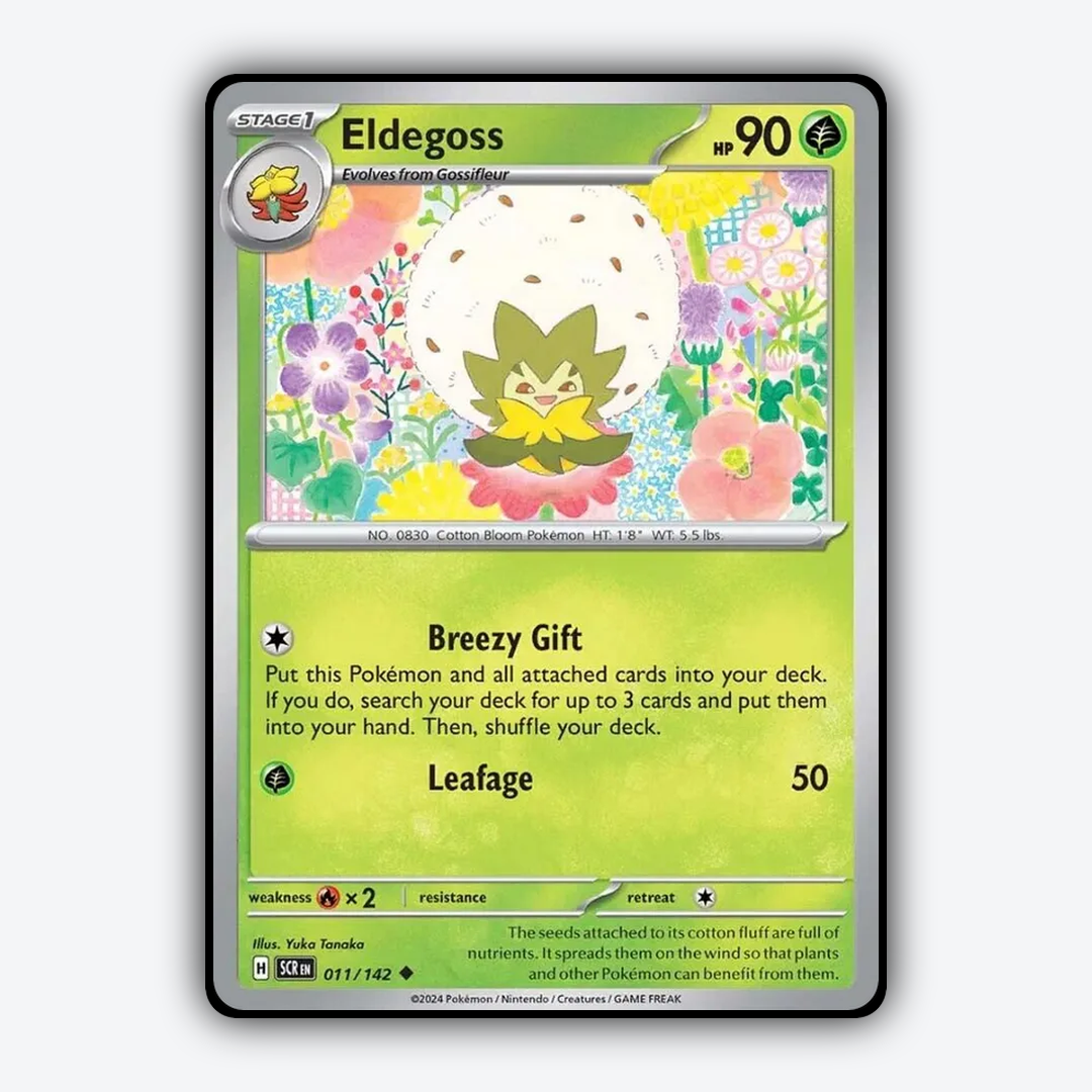 Eldegoss 011/142 - Stellar Crown Set - Card Rug