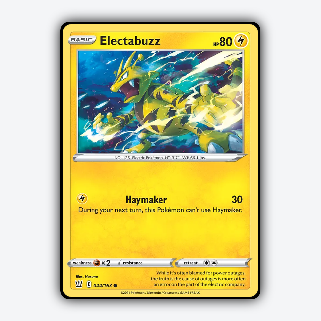 Electabuzz 044/163 - Battle Styles Set - Card Rug