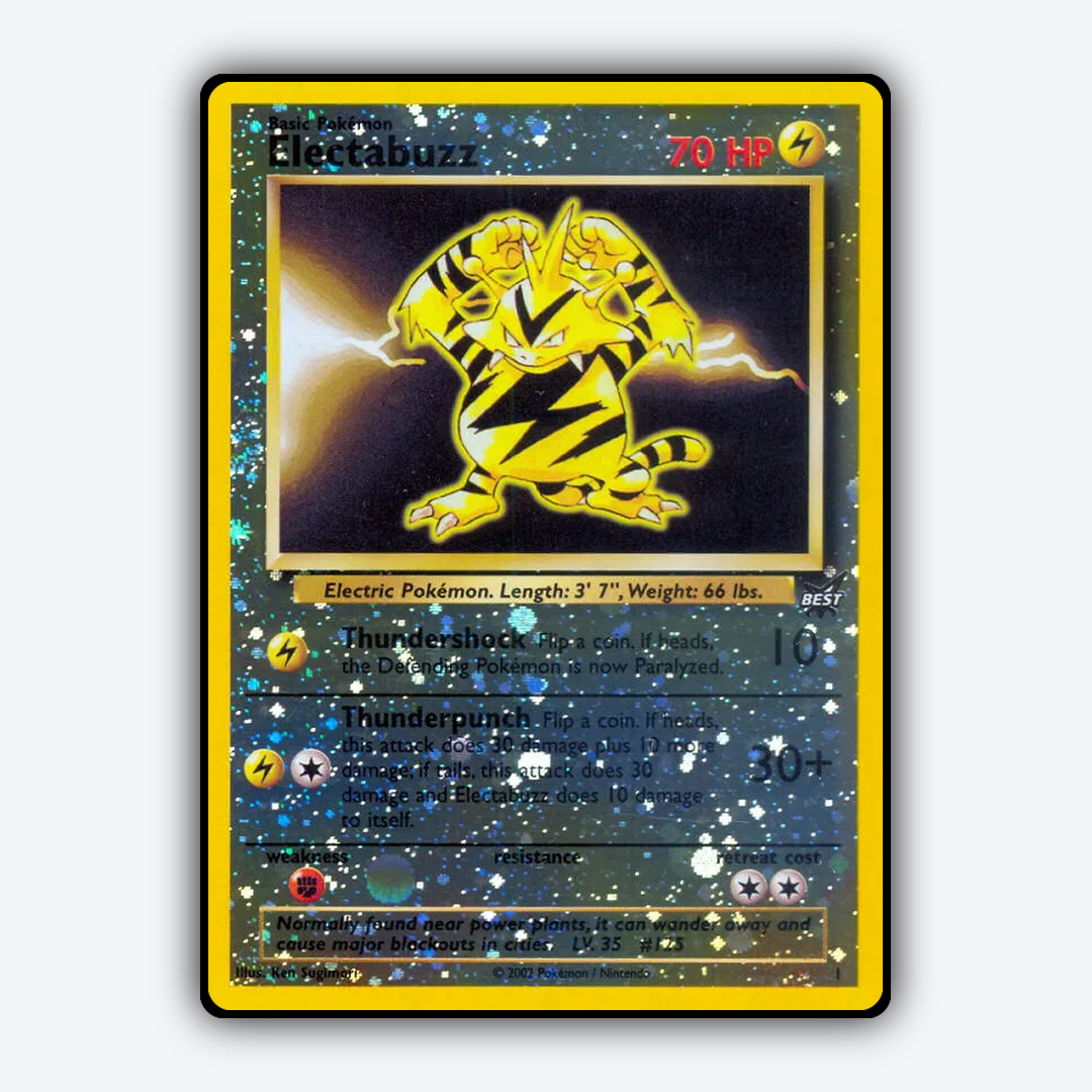 Electabuzz 001/9 - Best of Game Set - Card Rug