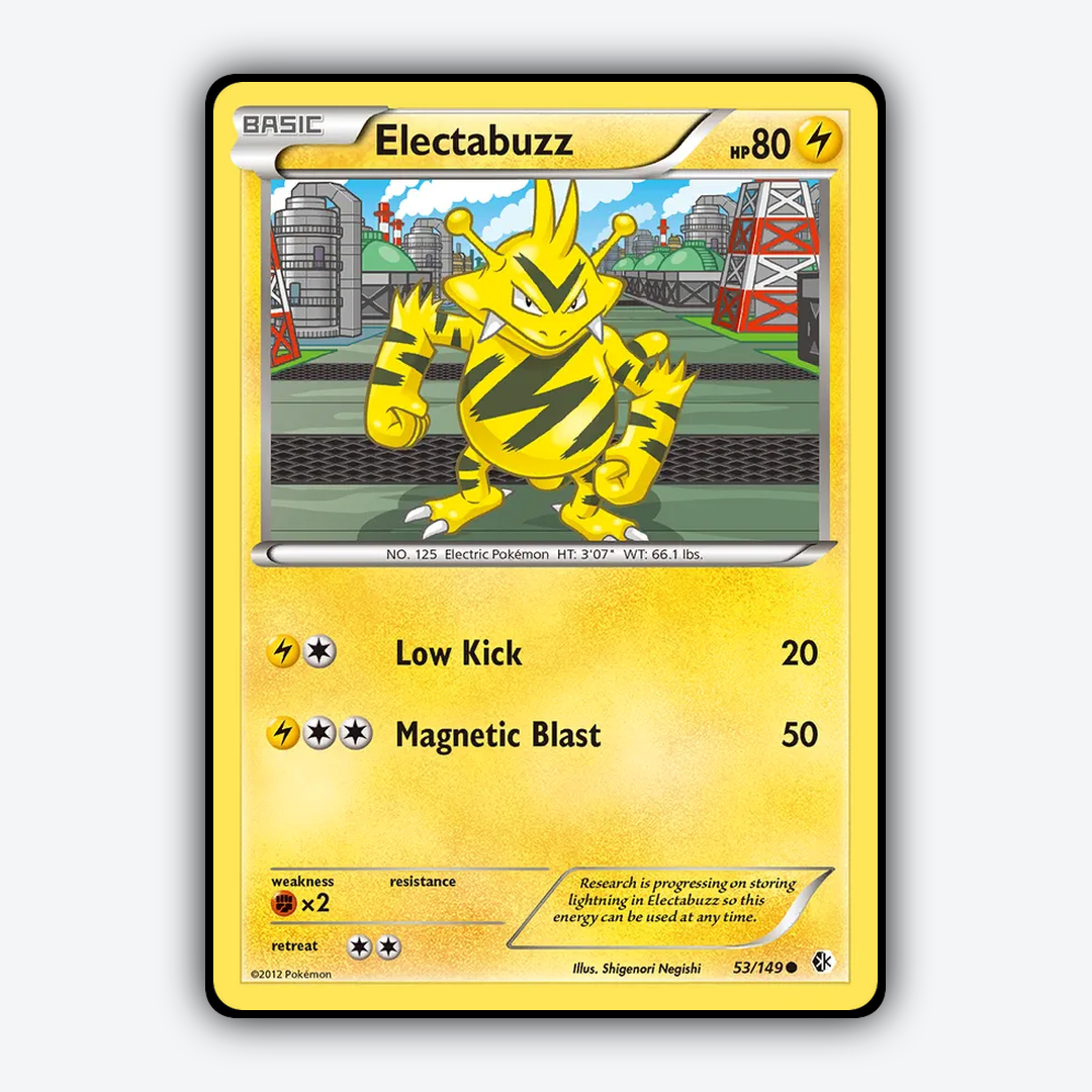 Electabuzz 053/149 - Boundaries Crossed Set - Card Rug