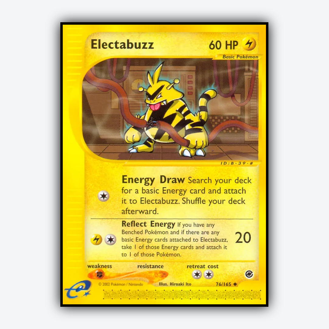 Electabuzz 076/165 - Expedition Base Set - Card Rug