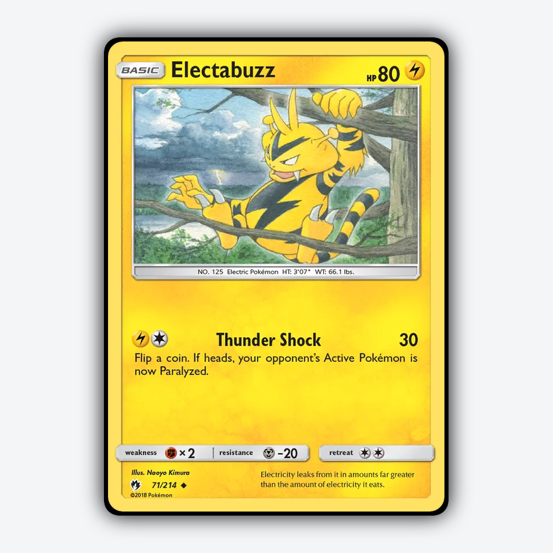Electabuzz 071/214 - Lost Thunder Set - Card Rug