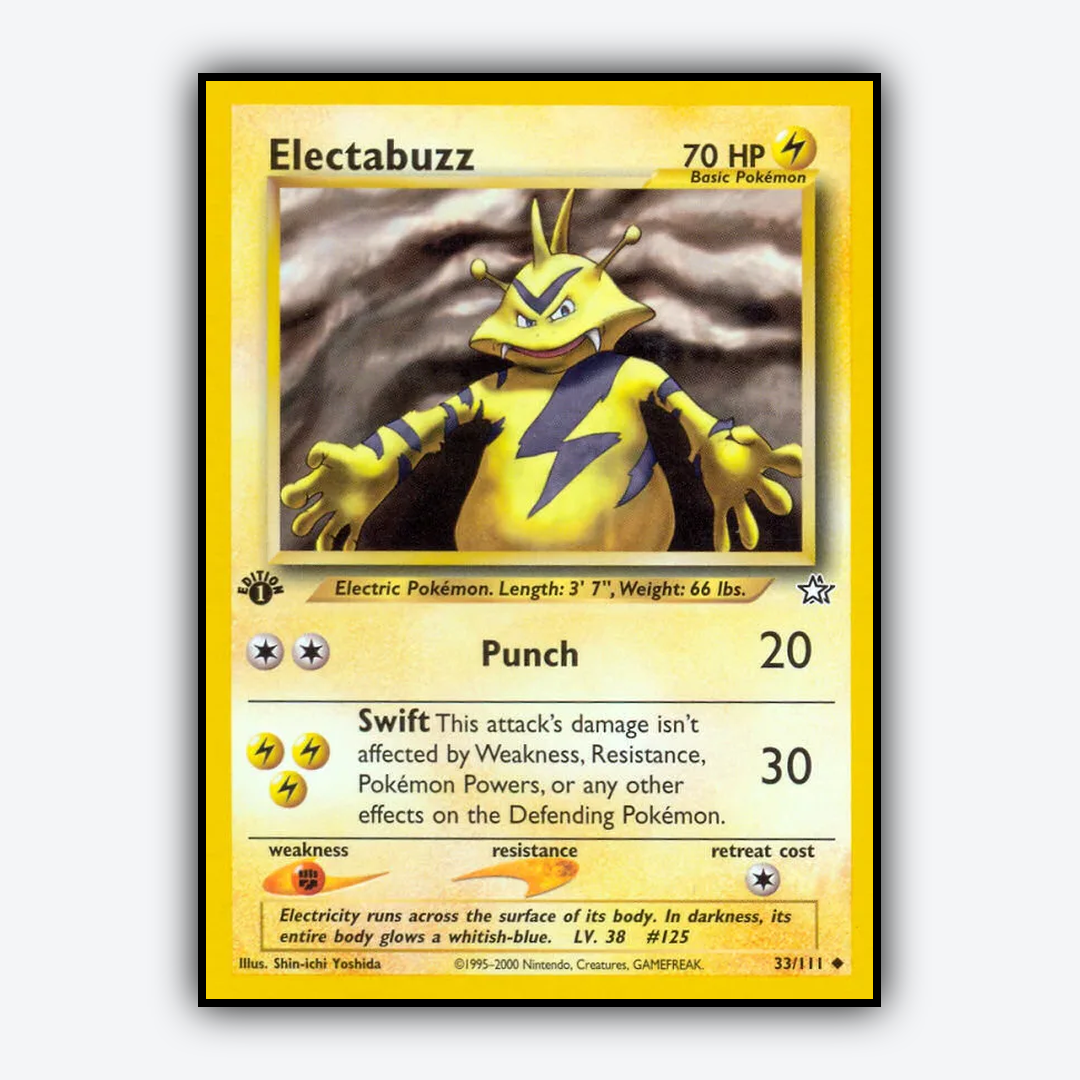 Electabuzz 033/111 - Neo Genesis Set - Card Rug