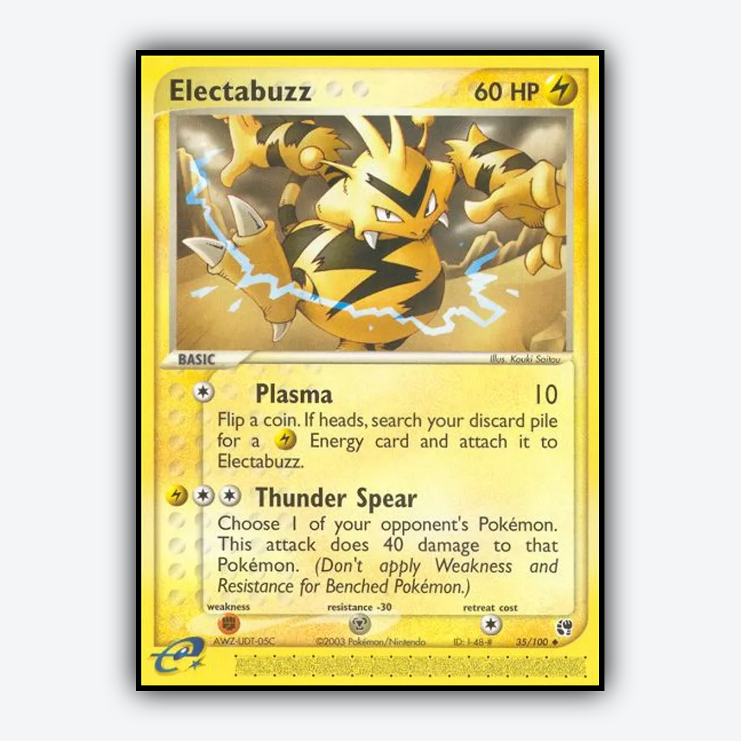 Electabuzz 035/100 - Sandstorm Set - Card Rug