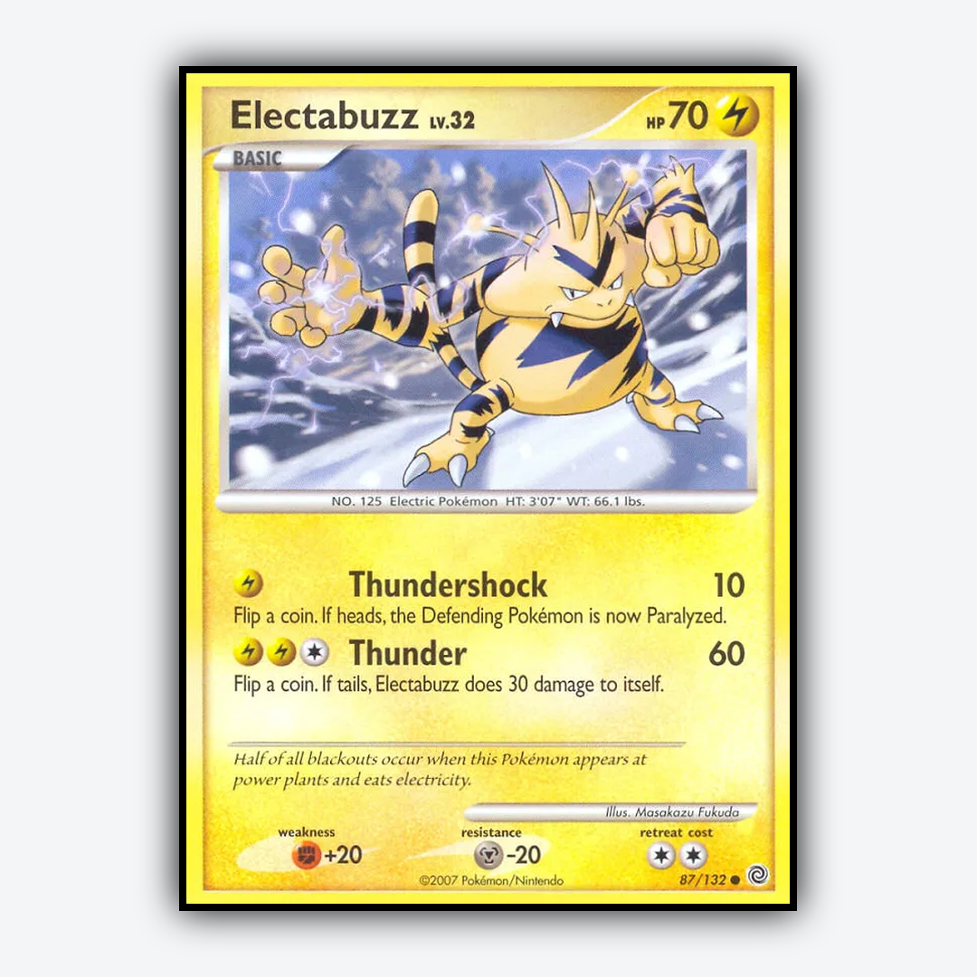 Electabuzz 087/132 - Secret Wonders Set - Card Rug