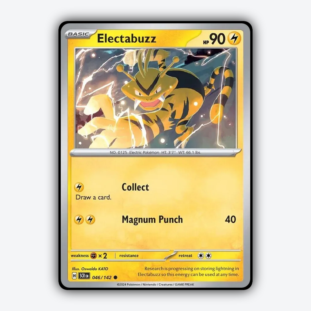 Electabuzz 046/142 - Stellar Crown Set - Card Rug