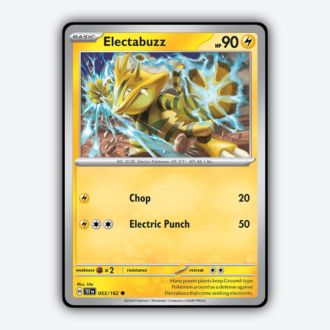 Electabuzz 053/162 - Temporal Forces Set - Card Rug