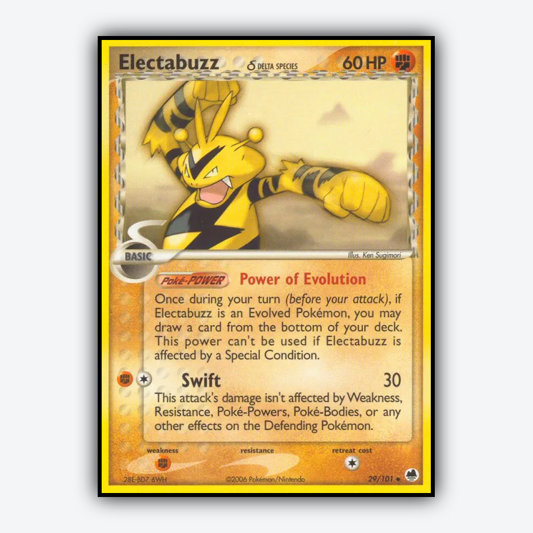 Electabuzz δ 029/101 - Dragon Frontiers Set - Card Rug