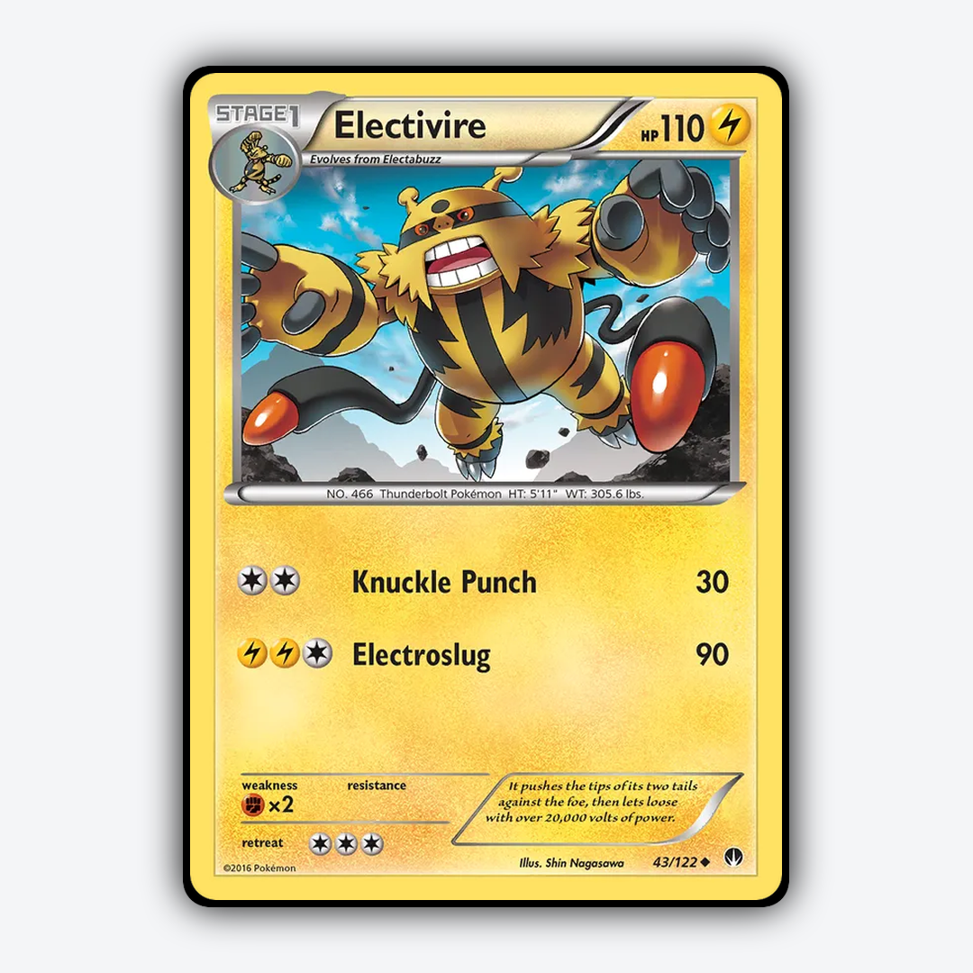 Electivire 043/122 - BREAKpoint Set - Card Rug