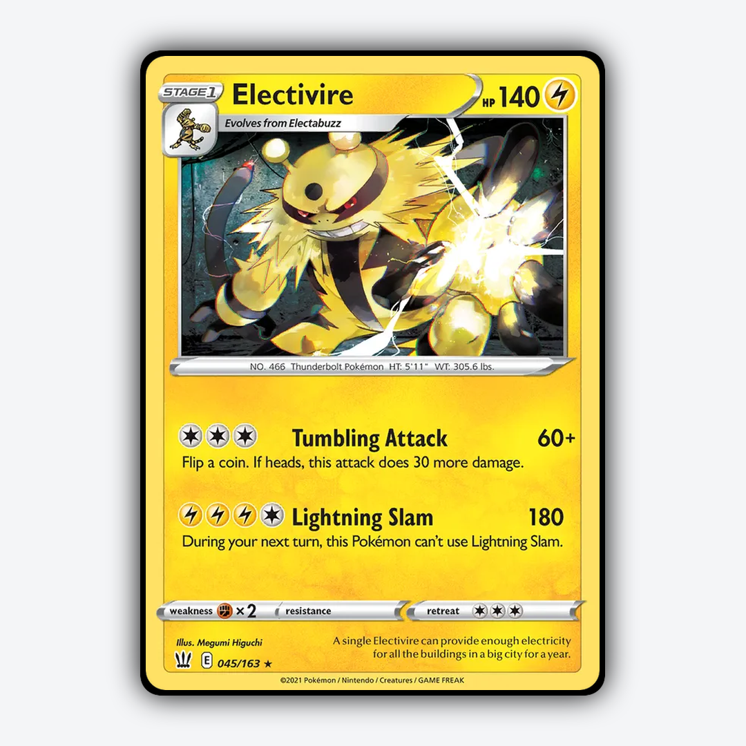 Electivire 045/163 - Battle Styles Set - Card Rug