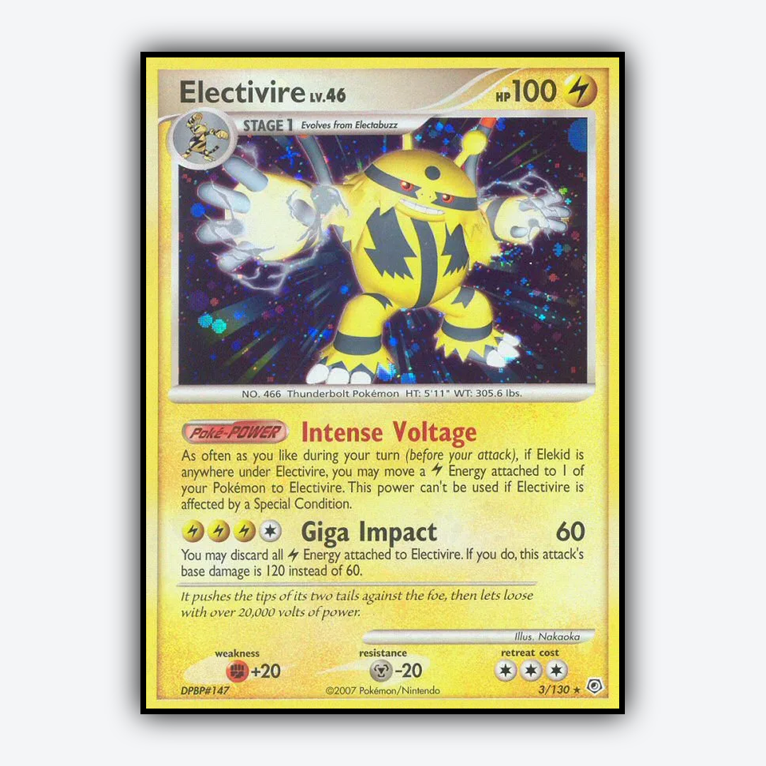 Electivire 003/130 - Diamond & Pearl Set - Card Rug