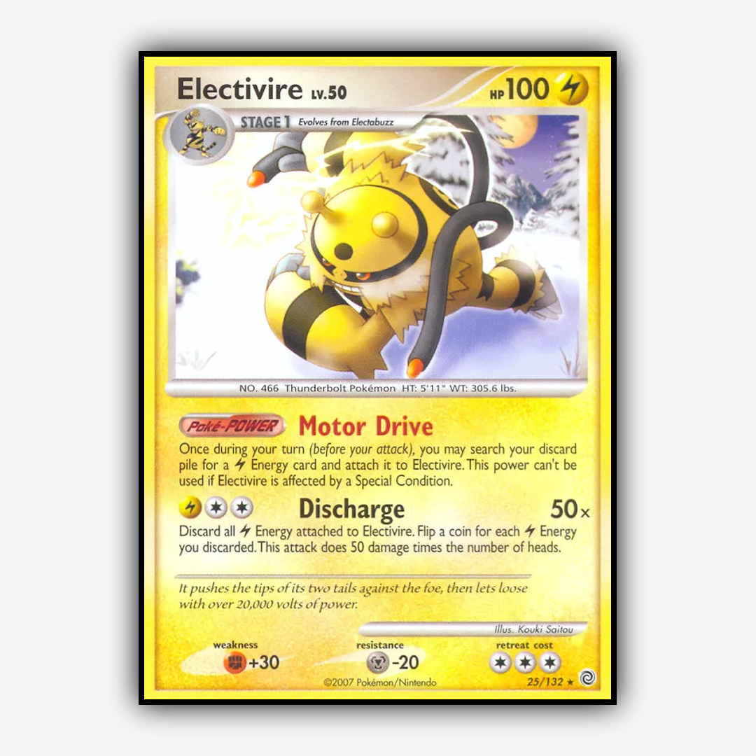 Electivire 025/132 - Secret Wonders Set - Card Rug