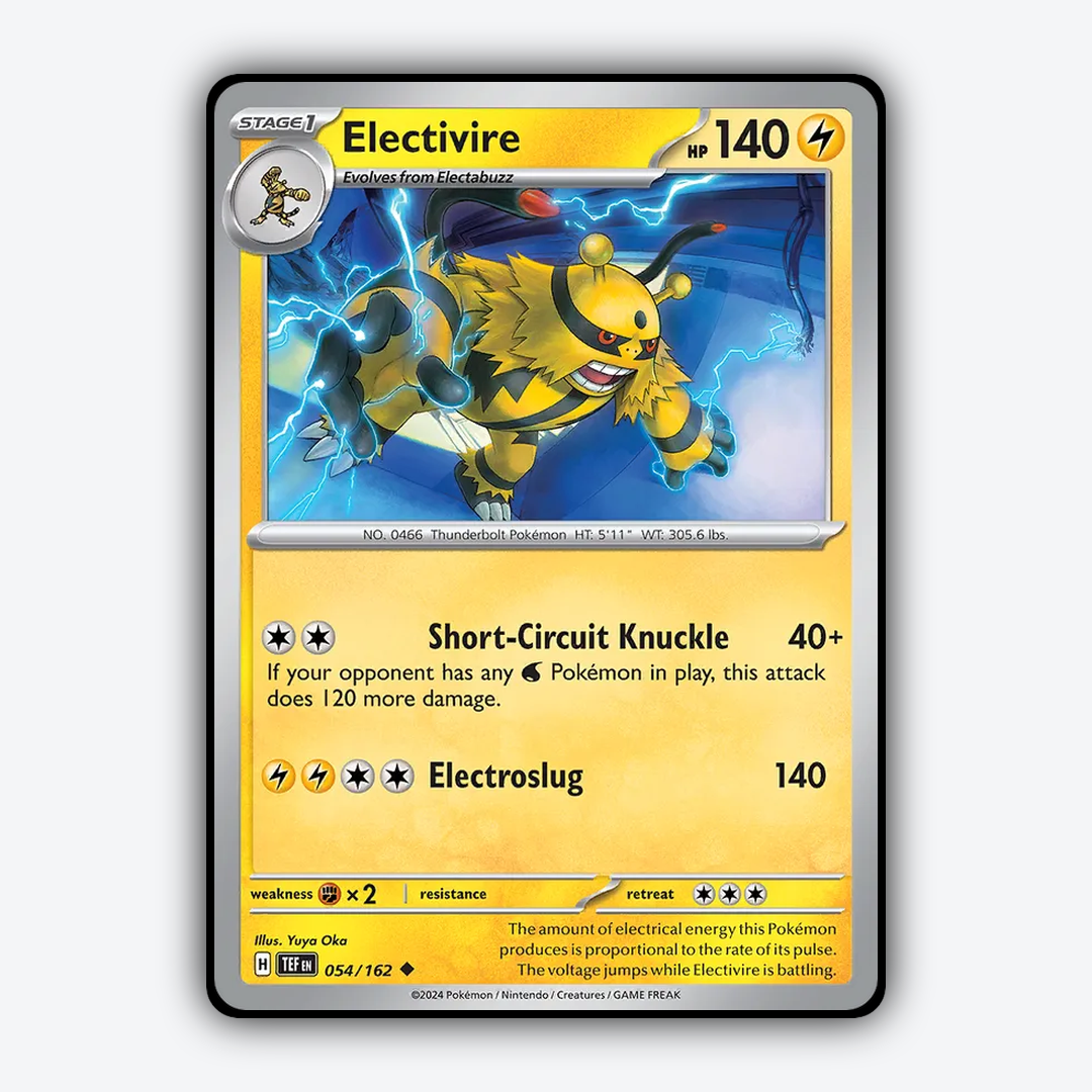 Electivire 054/162 - Temporal Forces Set - Card Rug