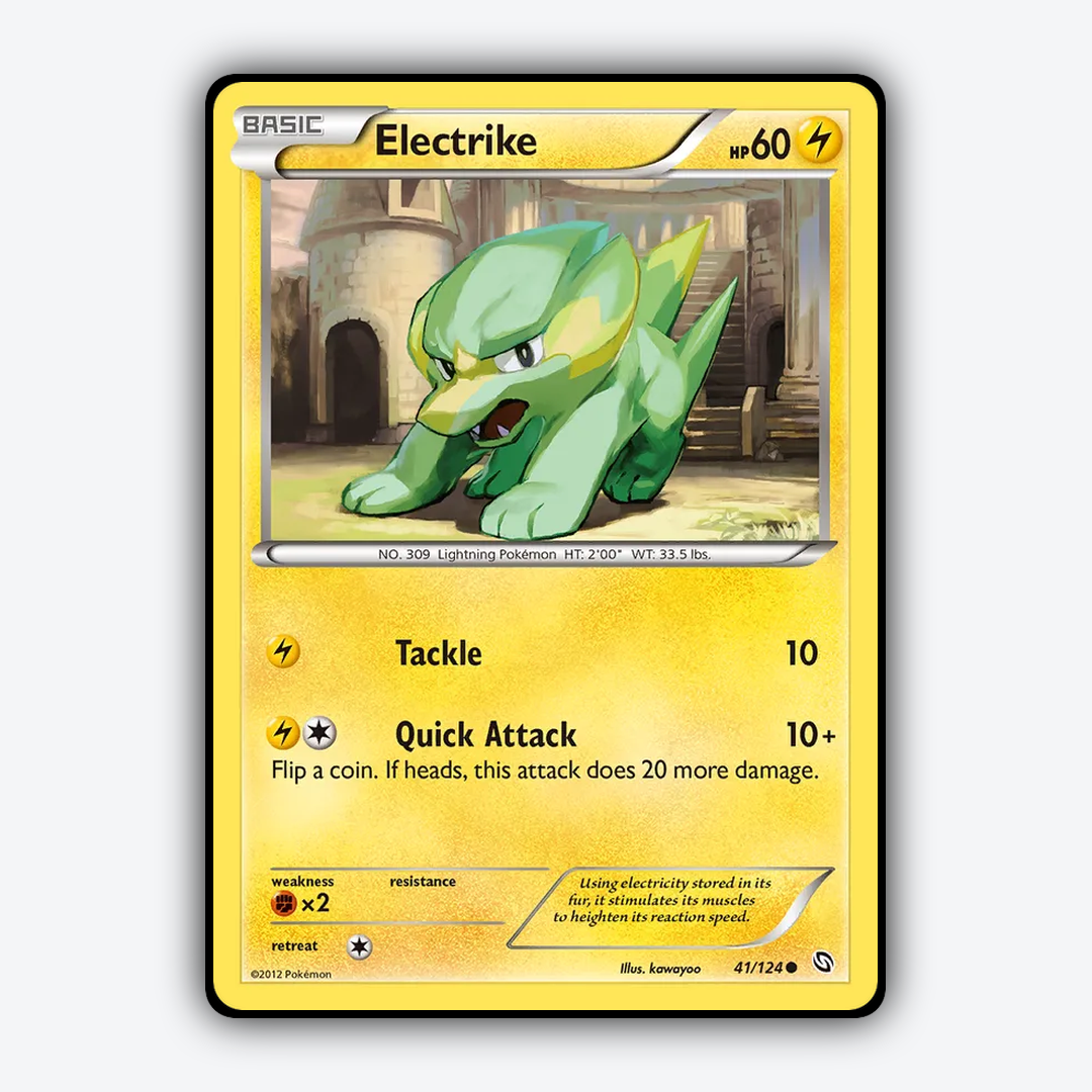 Electrike 041/124 - Dragons Exalted Set - Card Rug