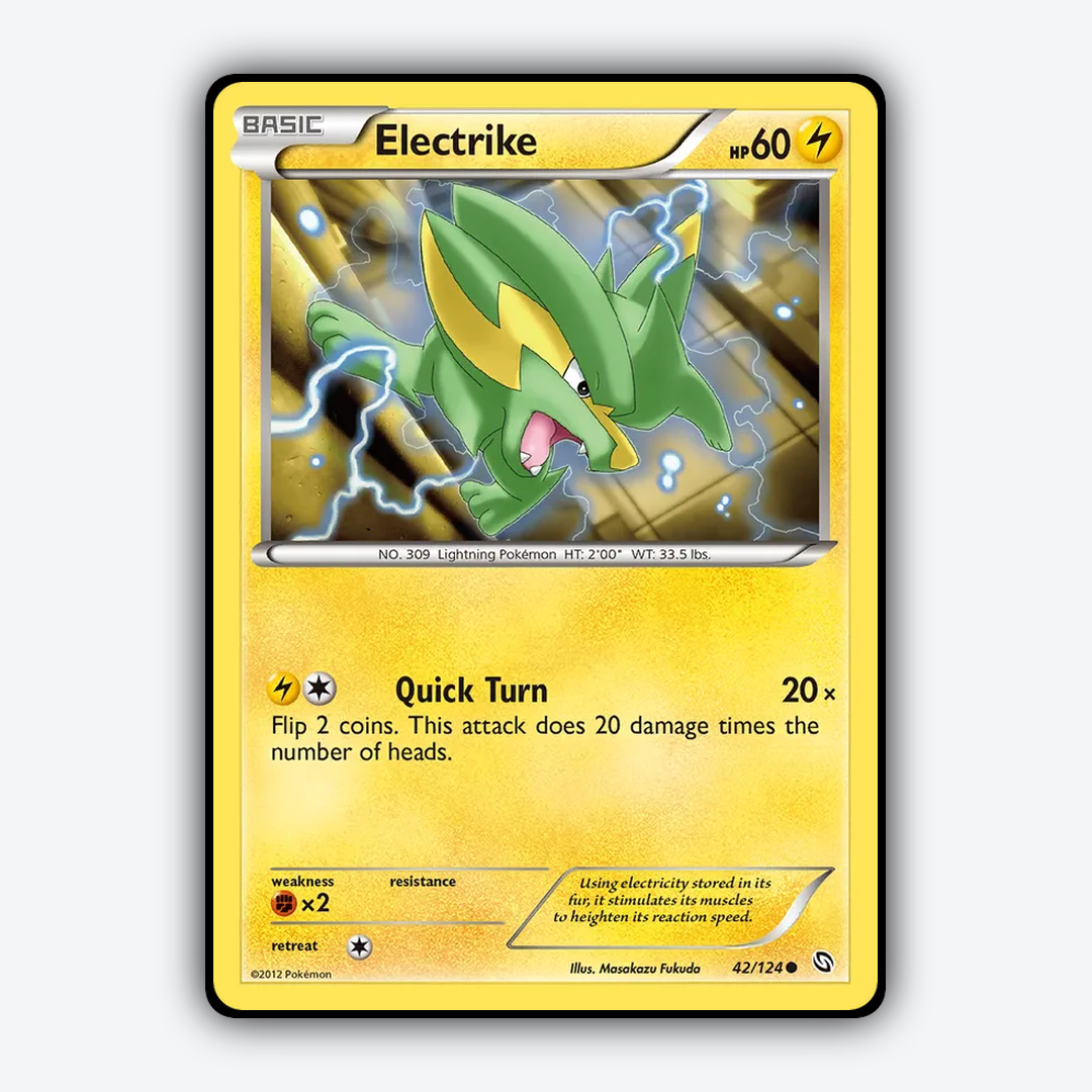 Electrike 042/124 - Dragons Exalted Set - Card Rug
