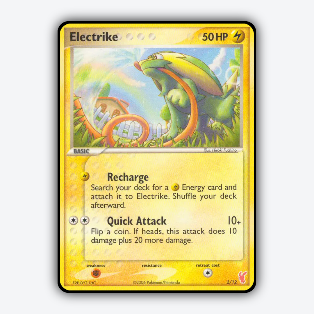 Electrike 002/12 - EX Trainer Kit 2 Plusle Set - Card Rug