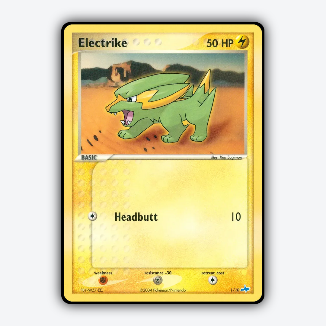 Electrike 001/10 - EX Trainer Kit Latios Set - Card Rug