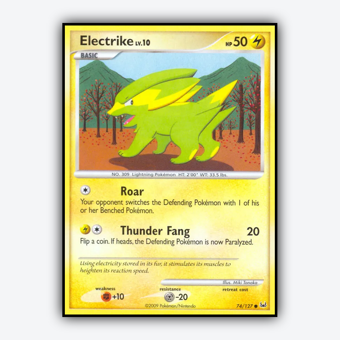 Electrike 074/127 - Platinum Set - Card Rug