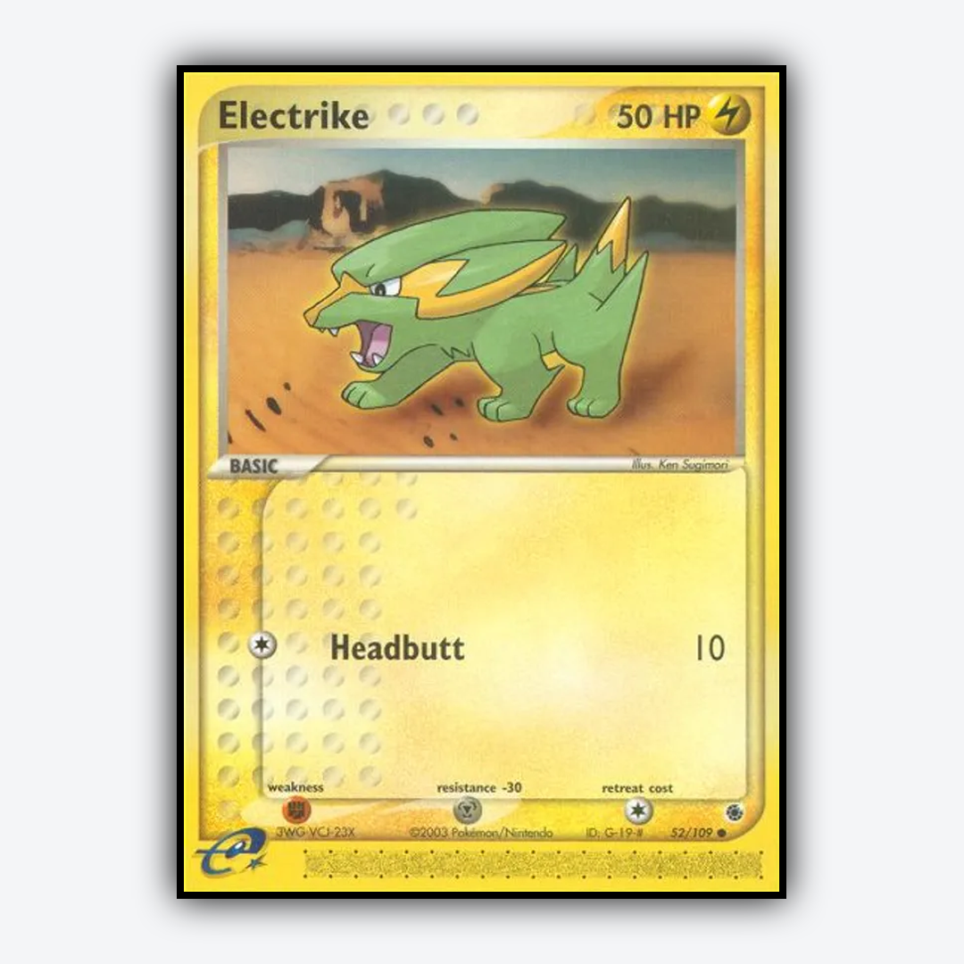 Electrike 052/109 - Ruby & Sapphire Set - Card Rug