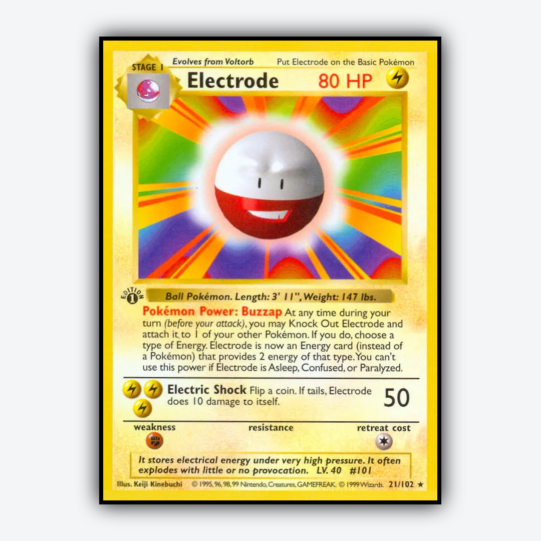Electrode #21 - Base Set - Card Rug